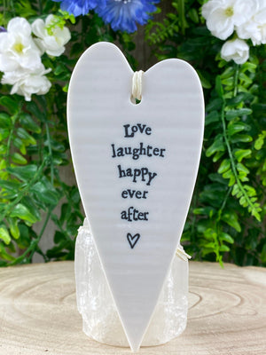 East of India East of india Porcelain Hanging Heart