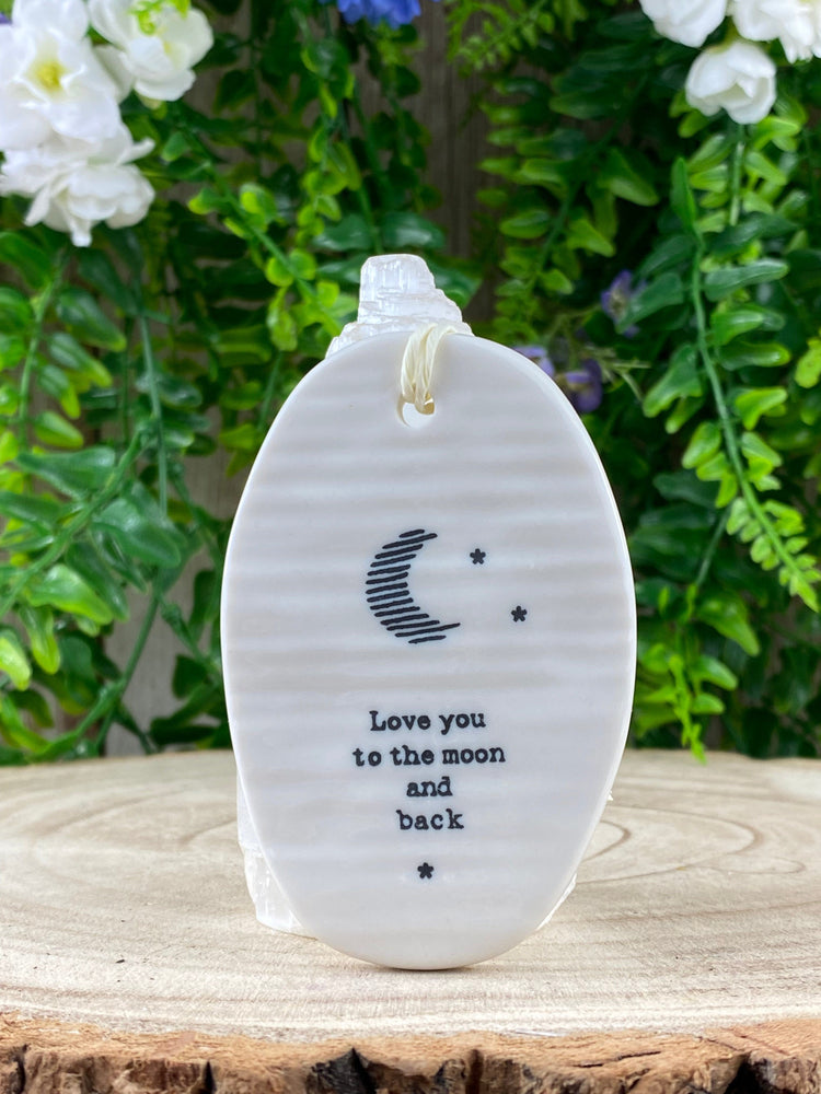 Porcelain Hanging Oval