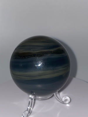 Elements of Avebury Crystal Rainbow Obsidian Sphere