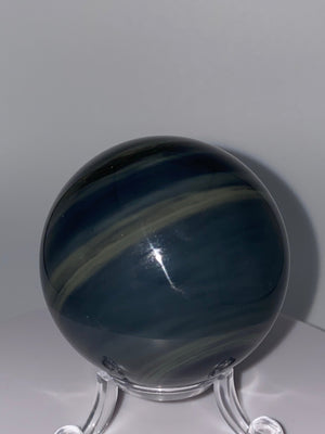 Elements of Avebury Crystal Rainbow Obsidian Sphere