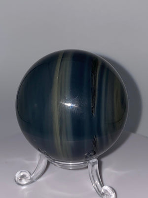 Elements of Avebury Crystal Rainbow Obsidian Sphere