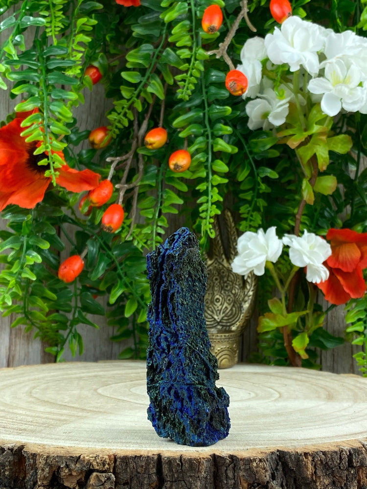 Elements of Avebury Crystal Raw Azurite and Malachite Tower