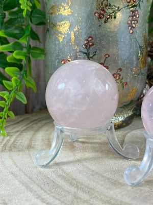 Elements of Avebury Crystals Rose Quartz Mini Sphere