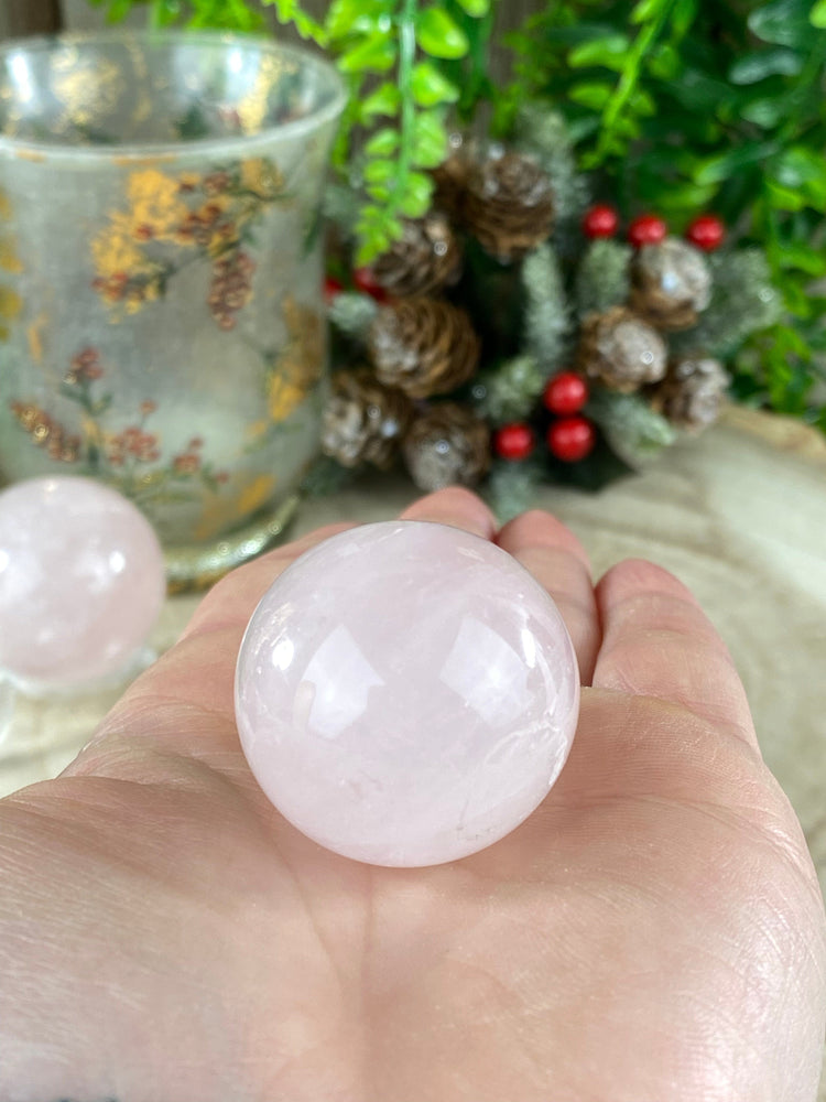 Elements of Avebury Crystals Rose Quartz Mini Sphere