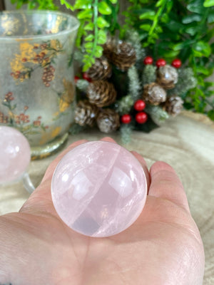 Elements of Avebury Crystals Rose Quartz Mini Sphere