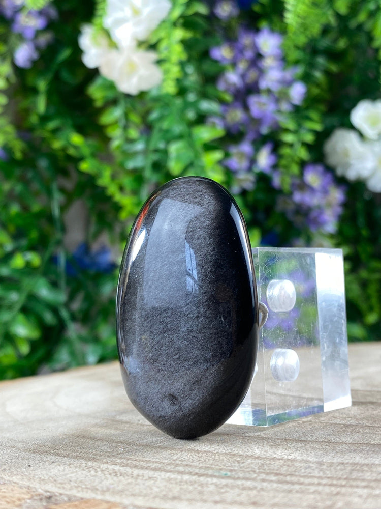 Elements of Avebury Sheen Obsidian Palm Stone