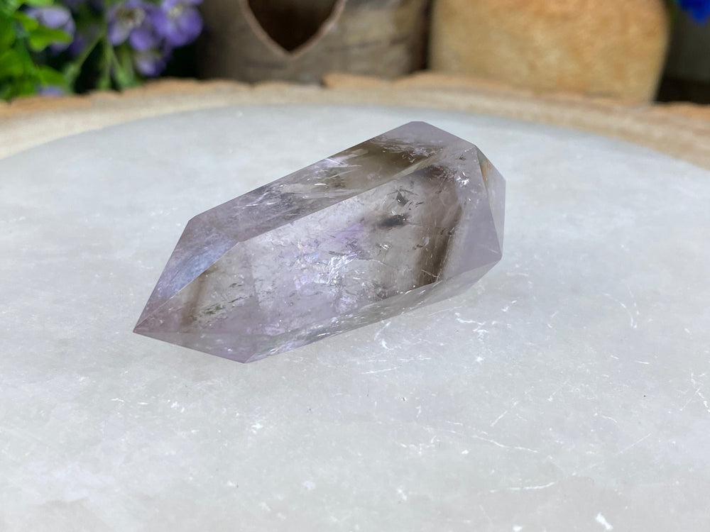 Elements of Avebury Crystal Smoky Amethyst Double Terminated