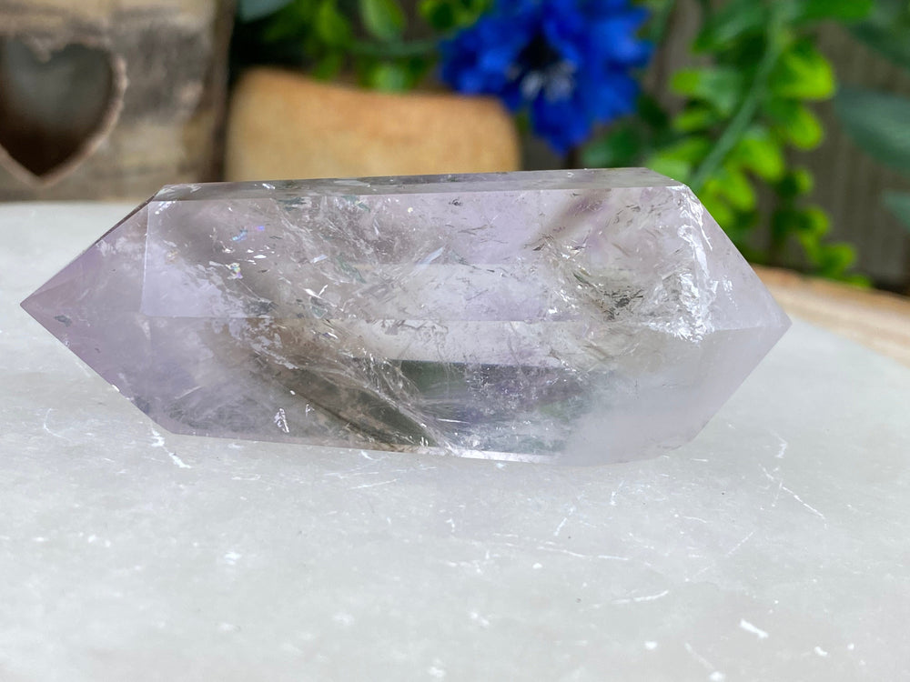 Smoky Amethyst Double Terminated Quartz