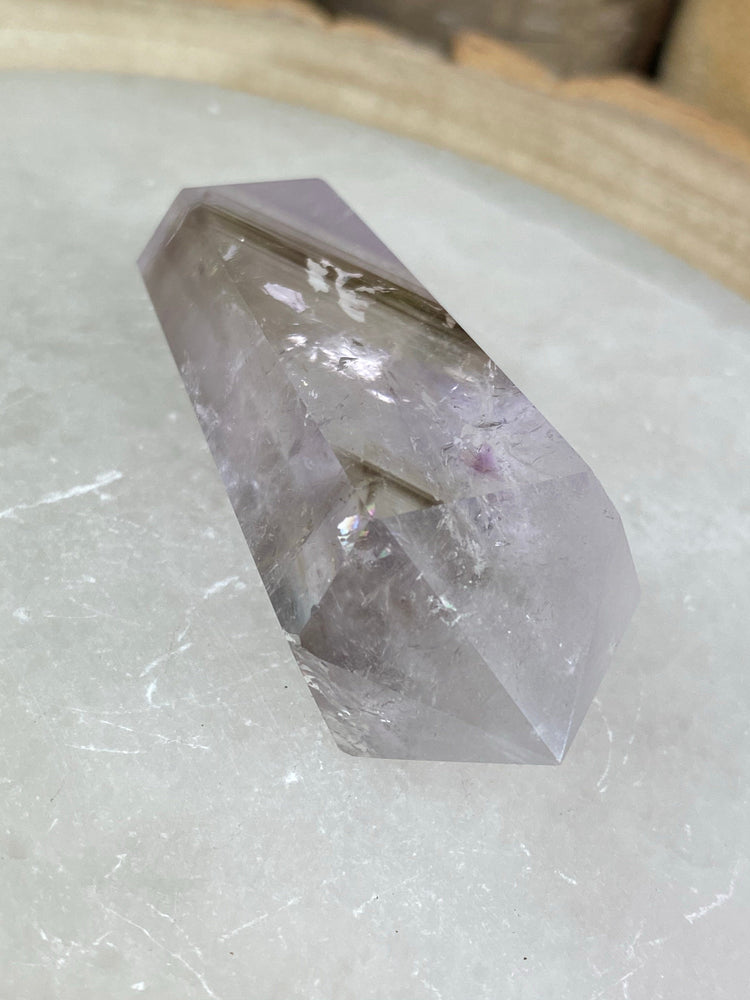 Elements of Avebury Crystal Smoky Amethyst Double Terminated Quartz