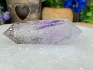 Elements of Avebury Crystal Smoky Amethyst Double Terminated Quartz