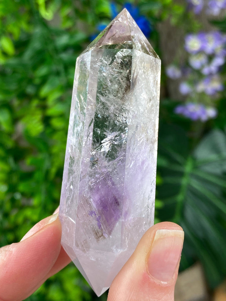 Elements of Avebury Crystal Smoky Amethyst Double Terminated Quartz