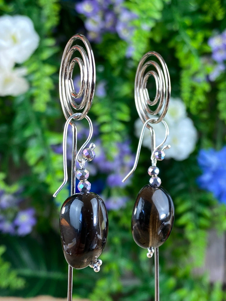 Smoky Quartz Earrings