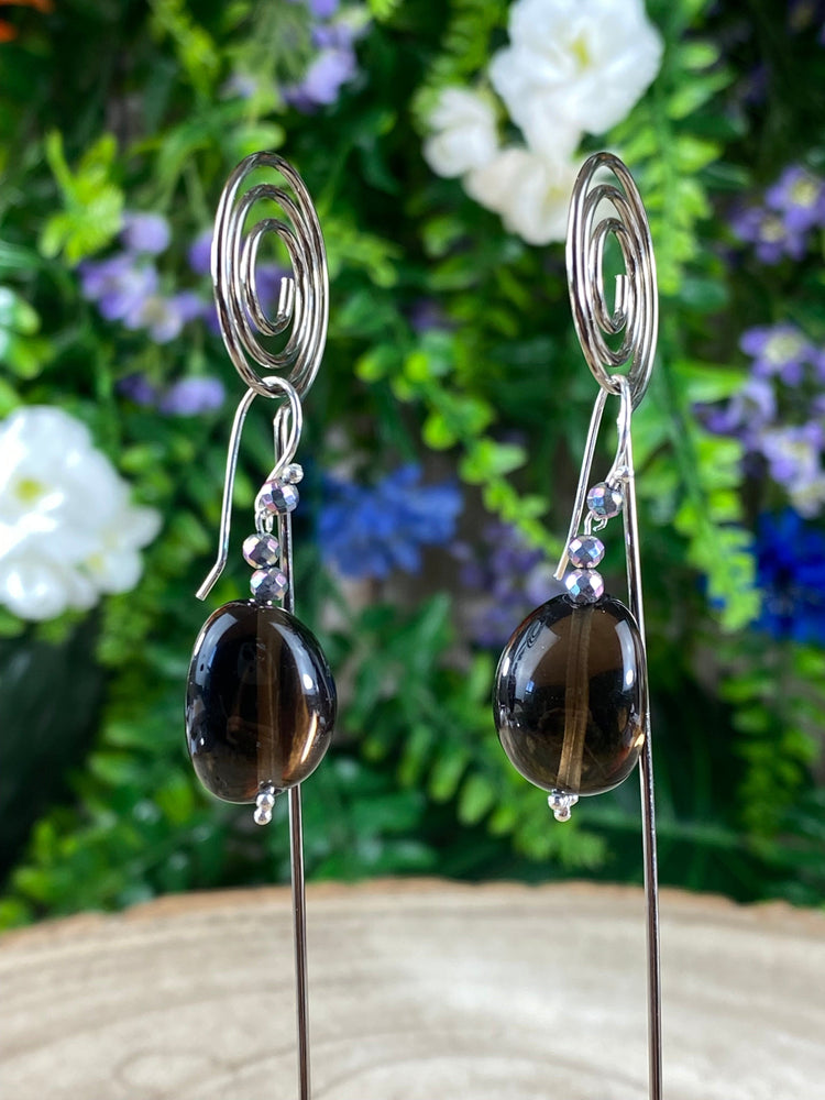 Elements of Avebury Smoky Quartz Earrings