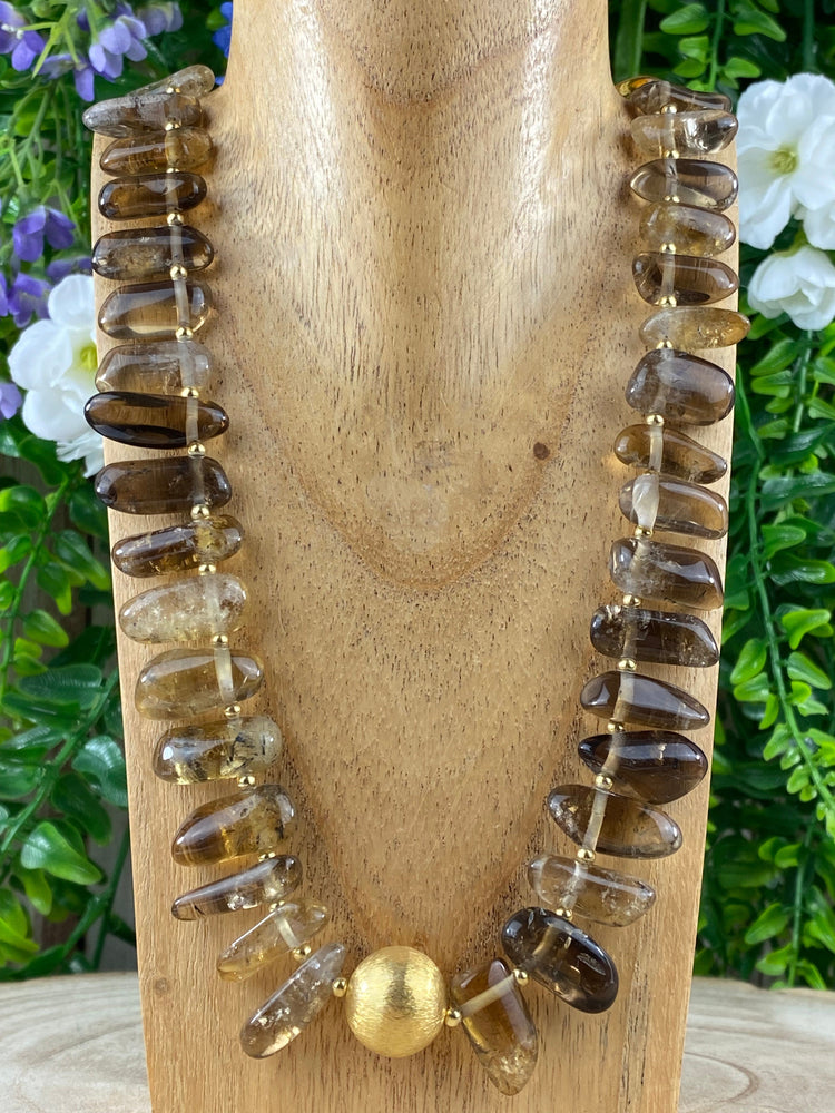 Elements of Avebury Smoky Quartz Necklace