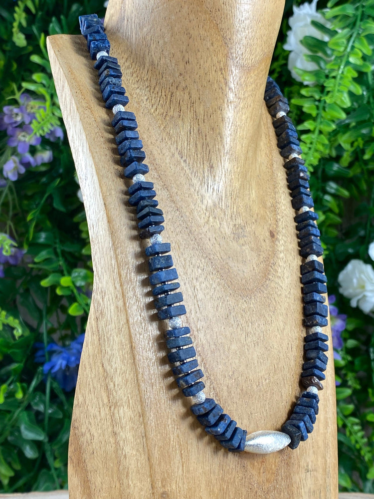 Elements of Avebury Spinel Blue Necklace