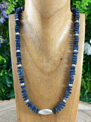 Elements of Avebury Spinel Blue Necklace