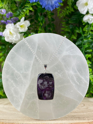 Elements of Avebury Sugulite Pendant