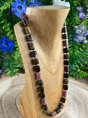 Elements of Avebury Watermelon Tourmaline Necklace