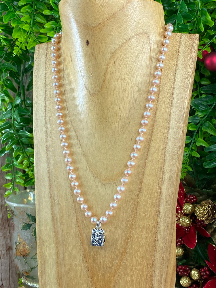 Champagne Freshwater Pearl Necklace